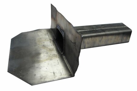 Kiezelbak Lood  90 gr - 60 x 100 mm - Lang 60 cm