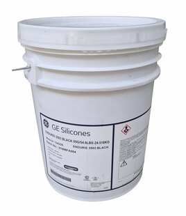 Zwarte Dakcoating - GE Enduris - Siliconen - Emmer a 24,5 kg