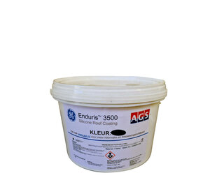 AGS Detail - Zwarte Dakcoating - GE Enduris - Siliconen - Emmer a 1 ltr 