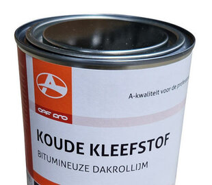 Koude Kleefstof - Bitumen dakbedekking lijm - Blik a 5 ltr