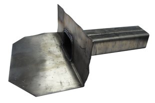 Kiezelbak Lood  90 gr - 60 x 100 mm - Lang 30 cm